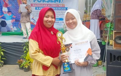 Siswi MA Assholach Raih Juara 3 Musabaqoh Tilawatil Quran Porseni Kabupaten